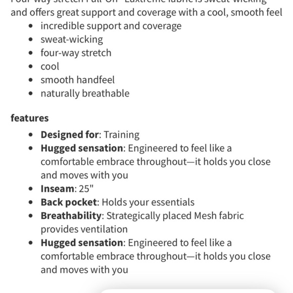 Lululemon Train Times 7/8 Pant *25" White Sz 6 - Picture 6 of 16